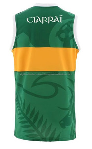 Conjunto de Jugador de Fútbol GAA Premium, Jersey 100% Poliéster, Alto Rendimiento, Transpirable, Ligero, Diseño Sólido, Manga Corta - Product Image 2