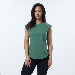 Women Fast-Drying Summer Active <b>Tops</b> Breathable Yoga Fitness Velocity T-Shirt With Short <b>Sleeves</b> Seamless Running Women T-Shirt - Product Image 1