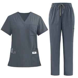 Uniformes Médicos de Invierno de Alta Calidad, Conjuntos de Uniformes de Enfermería Elásticos para Mujer - Product Image 2