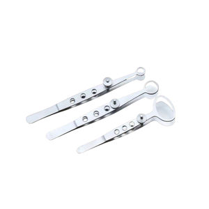 Pinzas Chalazion, Juego de 8 Piezas, Pinza de Tres Orificios para Sujetar Tejidos en Cirugía Oftálmica, Manual, Certificación CE, Instrumento Quirúrgico Clase I - Product Image 1