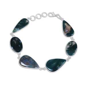 Bracelets en Agate Naturelle Plaqué Argent pour Femme, Style Bohème Géométrique, Vente en Gros de Bijoux Fantaisie - Product Image 2