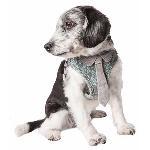 Pettorina per Cani Fidomite Reversibile e Traspirante con Cravatta di Design, Pettorine in Rete Regolabili per Animali Domestici - Product Image 1