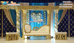 Magnifique ensemble de canapés de mariage pour la mariée et le marié, ensemble de canapés de scène de mariage créatifs, ensemble de canapés de mariage de style italien, Australie - Product Image 3