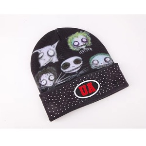 Bonnets d'hiver en acrylique personnalisés avec logo, bonnets de pêcheur en tricot avec strass, casquettes pour hommes - Product Image 6