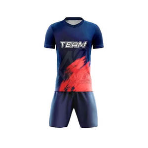 Conjunto de Uniforme de Fútbol Personalizado, Camiseta y Pantalones Cortos de Alto Rendimiento para Liga, Diseño Moderno - Product Image 5