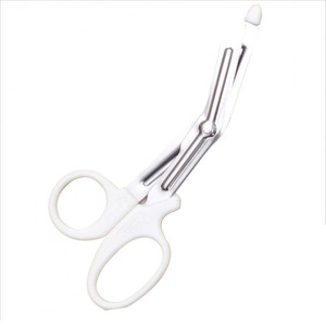Ciseaux médicaux robustes pour traumatismes, ciseaux de sauvetage d'urgence pour couper les bandages, en acier inoxydable, à pointe arrondie, outil utilitaire professionnel - Product Image 3