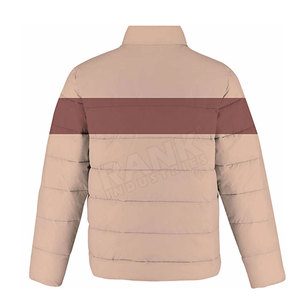 Veste matelassée pour homme avec logo personnalisé, manches longues, style tendance, veste matelassée d'hiver pour homme sur mesure - Product Image 2