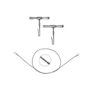 เครื่องมือผ่าตัดกระดูกแบบใช้ซ้ำได้ ยี่ห้อ Gigli Wire Saw รุ่น Class II ขนาด 30 ซม. 40 ซม. 50 ซม. 60 ซม. 70 ซม. ทำจากสแตนเลสสตีล ใช้งานด้วยมือ ได้รับมาตรฐาน CE โดย Dentavex - Product Image 1