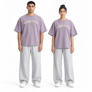 Camisetas Lisas al por Mayor, Camisetas con Logotipo OEM, Camisetas de Algodón Americano de Cuello Redondo para Hombre, Camisetas de Alta Calidad 100% con Impresión Personalizada - Product Image 1