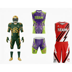 เสื้อฟุตบอลผู้ใหญ่ ผ้าตาข่ายความแข็งแรงสูง แบบยูนิเซ็กซ์ ไซส์พลัส ออกแบบทีมได้ตามต้องการ ชุดฝึกซ้อมอเมริกันฟุตบอล - Product Image 4