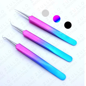 Professional 4 Piece Pink Stainless Steel Acne Blackhead Extractor Set Premium Pimple Remover Skin Care <b>Tools</b> - Product Image 5