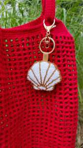 Fashionable Handmade Beaded Key Chain Decorative Accessory with Artistic Embroidery for Women Girls Bags and <b>Backpacks</b> low cost - Product Image 4