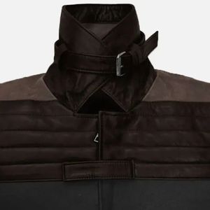 <b>long</b> <b>jacket</b> with genuine <b>leather</b> Customizable Real Genuine <b>Leather</b> <b>long</b> coat <b>leather</b> <b>long</b> <b>jacket</b> for Men - Product Image 6