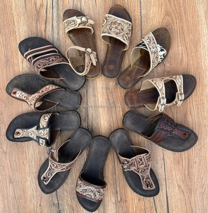 New Arrival Vintage Stylish Custom Design Women High Quality Real Genuine Cow Leather Cross Sandals Fashion Outdoor Flat Casual - Product Image 6