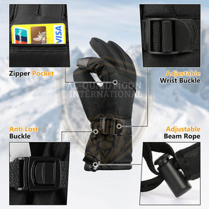 Guantes de Esquí de Talla Personalizada, Material Duradero, Estilo Único, Transpirables y Resistentes - Product Image 2