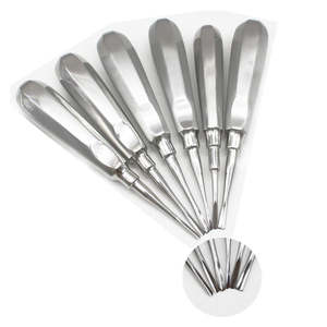 Herramienta de Extracción Dental de Primera Calidad al Mejor Precio, Elevador de Dientes Recto y Curvo con Precio Razonable, Hecho de Acero de Calidad SurgiRight - Product Image 5
