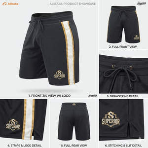 Shorts MMA pour hommes, vêtements de sport pour entraînement, jogging, Jiu Jitsu, impression numérique avec logo et design personnalisés - Product Image 3