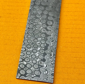 Barres d'acier Damas de qualité industrielle faites à la main LEGACY BLADES, motif billet, soudées, pour la fabrication de couteaux, fabricant OEM - Product Image 6