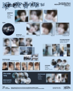 [Álbum Original Coreano] KickFlip - KICK OFF THE WALL Pt.1 (Versión Digipack) - Product Image 3