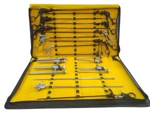 ORTHO GENIX Surgical <b>Instrument</b> <b>Laparoscopic</b> Kit With Trocar System Graspers Needle Holder And Scissors Wholesale Kit - Product Image 3