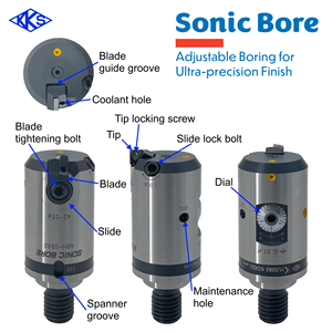Sistema de Mandrinado Ajustable Japonés para un Acabado de Ultra Precisión Logrado Mediante un Mecanizado de Alimentación de Alta Precisión, Diámetro 42-55 BT30 - Product Image 2