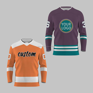 OEM Vente de gros Maillot de hockey personnalisé Maillots de hockey sur glace de style classique pour jeunes Vente en gros Vêtements de sport de haute qualité entièrement brodés - Product Image 1