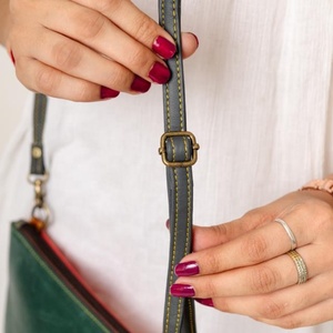 El más nuevo bolso cruzado de cuero genuino de grano completo al por mayor, bolso de cuero de vaca occidental para mujer, regalo personalizado de alta calidad - Product Image 5