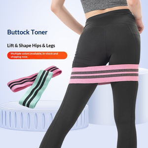 UNIZA Bande de Résistance Rose à Haute Élasticité pour les Hanches, Bande d'Exercice Écologique en Tissu Polyester Antidérapant pour Tous les Âges - Product Image 4