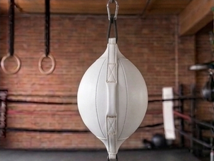 Ballon de vitesse double extrémité Hawk en cuir PU, sac de frappe lourd, installation facile, équipement d'entraînement de boxe universel pour la maison et la salle de sport - Product Image 6