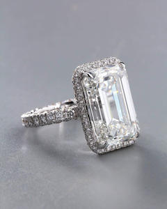 IGI/GIA Lab Grown Cut Diamond Vintage 14k Blanc Mariage/Bague de fiançailles Unisexe Fine Or Blanc Anniversaire Fête Digne - Product Image 3