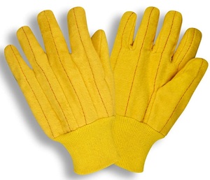 Guantes de Trabajo Amarillos, Guantes de Forro Polar Dorados, Guantes de Trabajo Resistentes de 24oz, Guantes de Algodón Acolchado de Doble Capa, Guantes Amarillos para Trabajo Pesado - Product Image 5
