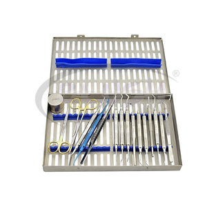 15-Piece Stainless Steel Manual Dental Bone Grafting Kit Sinus Lift Implant Instruments Set CE Certified By <b>Blush</b> Surgical - Product Image 1