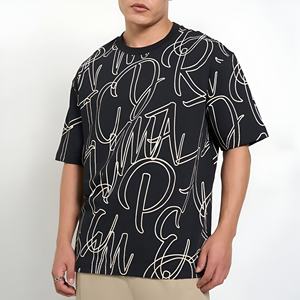 T-shirt Homme Personnalisé Coupe Ample 100% Coton Épais 260 g/m² DTG Style Urbain Rétro Effet Délavé Vierge Vente en Gros - Product Image 1