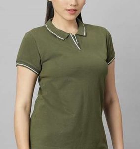 Camiseta Polo para Mujer, Silueta Larga, Diseño con Abertura Lateral, Moderna, Modesta, Transpirable, Ligera, Estilo Jumper - Product Image 6
