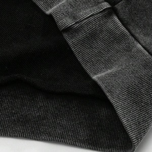 Vêtements pour hommes de luxe sur mesure de haute qualité en gros, sweats à capuche unis, pulls oversize, sweats à capuche épais - Product Image 5