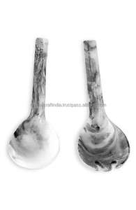 Top Quality Best quality resin <b>spoon</b> for handmade polished <b>salad</b> use for restaurants for home use 12 inches size - Product Image 6