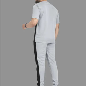 Nuevo Conjunto Deportivo de Verano Personalizado para Hombre, Venta al Por Mayor, Color y Talla Personalizables, Camiseta y Pantalón, 100% Algodón Ligero - Product Image 2