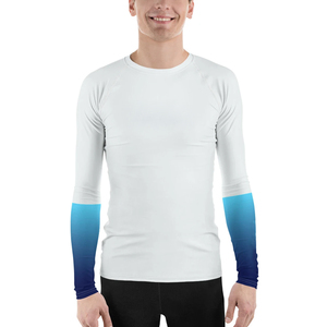 Personnalisez votre propre logo avant, impression numérique, manches longues, 100% polyester/coton de haute qualité, séchage rapide, respirant, 240g, Rash Guard - Product Image 3