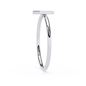 Anillo de Diamantes Hexagonales de Platino para Mujer, Anillo de Compromiso de Lujo, Certificado GIA, Color D Natural - Product Image 3