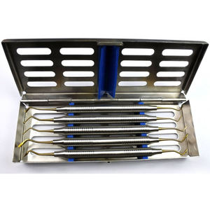 6Pcs Manual Dental Composite Resin Filling Spatula Titanium Plated Head Reusable Resin Filler Set Thick By <b>Blush</b> Surgical - Product Image 2