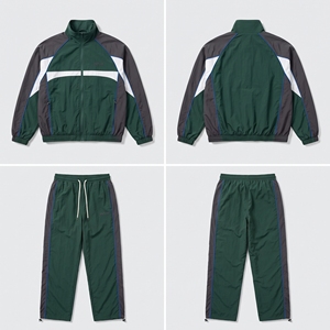 Men's Cropped Windbreaker Tracksuit Set Custom <b>Maternity</b> Waterproof Solid Printed Shorts <b>Jacket</b> <b>Winter</b> - Product Image 6
