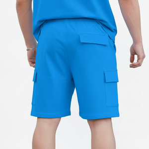 Conjunto Deportivo Informal de Verano, Transpirable, 100% Algodón, Tejido de Punto, Ligero, Cómodo, Unisex, Ropa Deportiva Informal - Product Image 5