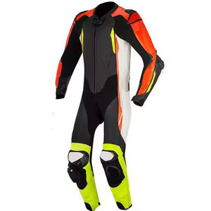 Combinaisons de moto en cuir de qualité supérieure, prix de gros abordable, fabricant professionnel, vêtements de moto à la mode. - Product Image 4