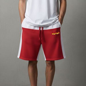 Buy New Classic-Fit Men's Cargo Short Gym Running Comfortable Cotton Canvas Fabric <b>Elastic</b> Waist Breathable Quick-Dry - Product Image 4