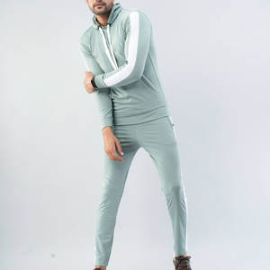 Survêtement classique pour homme avec veste zippée et pantalon de jogging, confortable et décontracté pour le quotidien des hommes - Product Image 4