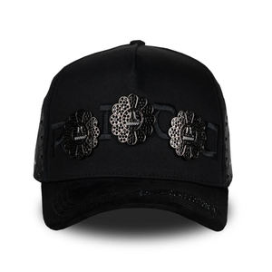 Casquette de baseball en daim de haute qualité avec emblème métallique or rose et strass, chapeau de sport de luxe pour homme - Product Image 5