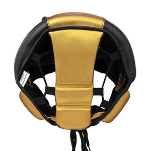 Custom Design Professional <b>Training</b> Boxing <b>Head</b> Guard Personalized Logo Leather Durable Lightweight Comfortable Safety Buckle - Product Image 5