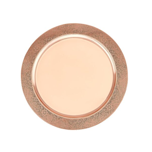 Copper Charger <b>Plate</b> Wedding Party <b>Plate</b> for Wedding Party Hotel Table Decorative and Handmade Copper Charger <b>Plate</b> - Product Image 1