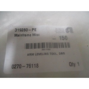 AMAT 0270-76118 Outil de nivellement de bras DPR Endura - Équipement et pièces semi-conductrices de renommée mondiale à la confiance de la communauté - Product Image 1