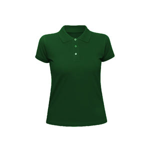 Camiseta Polo Premium para mujer, ropa informal transpirable de diseño ajustado de algodón de alta calidad para uso diario - Product Image 2